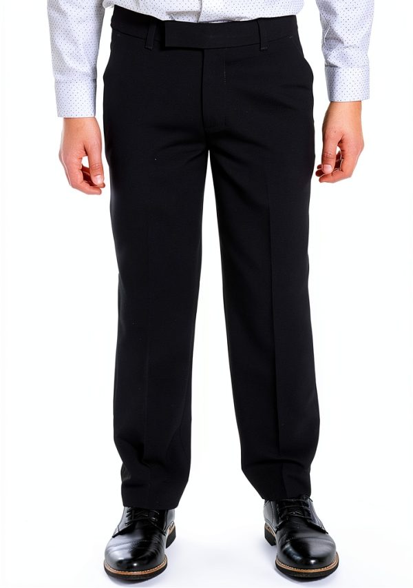 Calvin Klein Boys Flat Front Dress Pants Stretch Straight