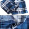 Boys Cotton Pajama Shorts Plaid Check Loose Style Elastic-5