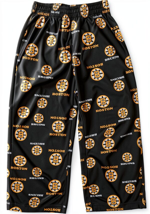 NHL Boys Pajama Bottoms Soft Fabric Team Logo Lounge Pants-0