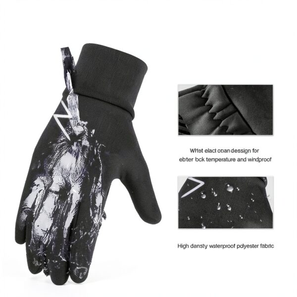 YukiniYa Kids Winter Gloves Waterproof Touchscreen-1