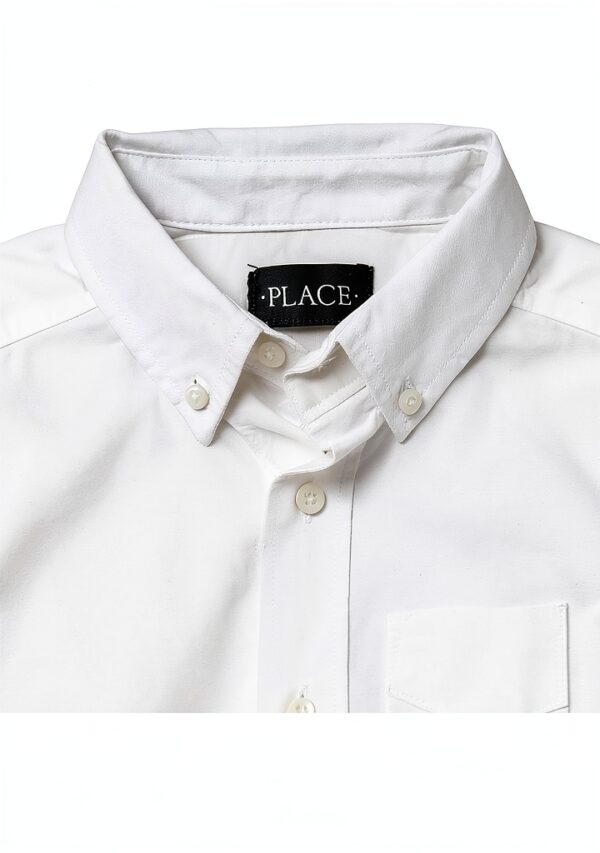 Boys Cotton Oxford Button Down Shirt The Childrens Place-1