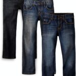 Boys Jeans The Childrens Place Cotton Straight Leg 3-Pack-0