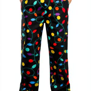 Boys Cotton Pajama Pants Soft Drawstring Pockets-0