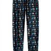 Boys Pajama Pants 3-Pack Soft Fabric Elastic Waistband-4