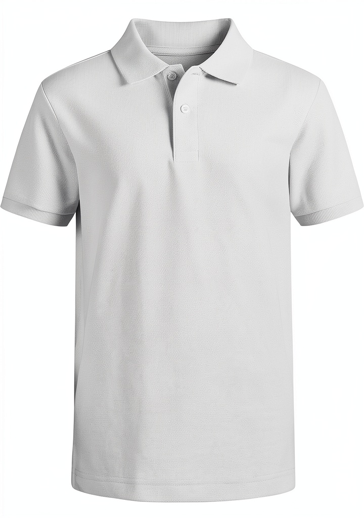 Nautica boys polo shirt in Royal Blue color on a hanger