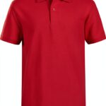 Nautica Boys Polo Shirt Short Sleeve Uniform Essential-0