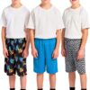 US Angels Boys Pajama Shorts Soft Breathable Blue-1
