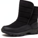 Kids Waterproof Snow Boots Fleece Lined Slip Resistant-0