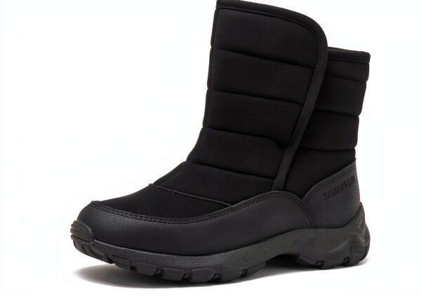 Kids Waterproof Snow Boots Fleece Lined Slip Resistant-0