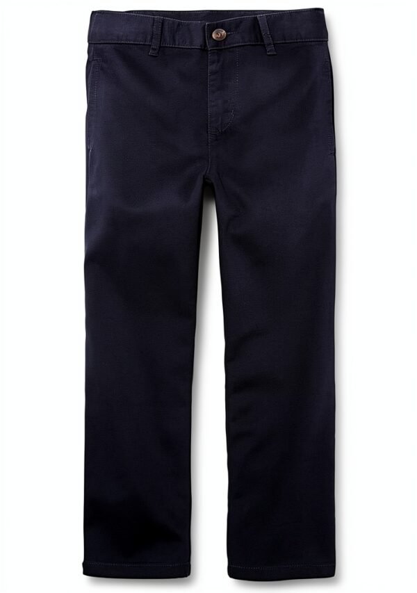 Boys Cotton Twill Pants The Childrens Place Slim Fit-0
