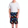 US Angels Boys Pajama Shorts Soft Breathable Blue-2