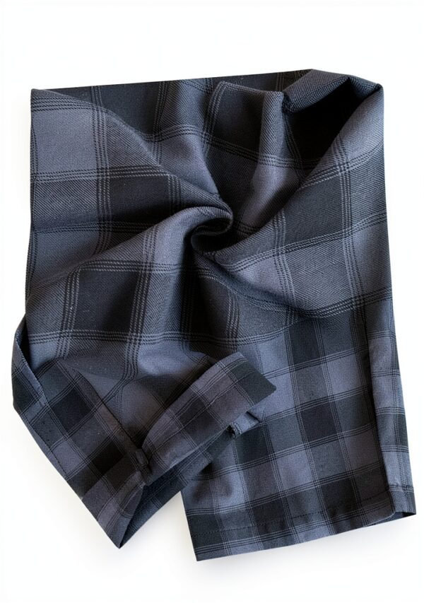 Boys Cotton Pajama Shorts Plaid Check Loose Style Elastic-3