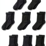 Amazon Essentials Kids Socks Cotton Blend Cushioned Sole-0