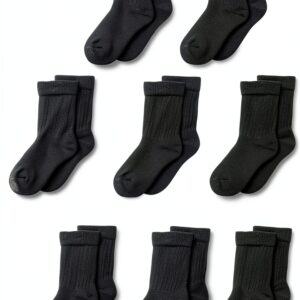 Amazon Essentials Kids Socks Cotton Blend Cushioned Sole-0