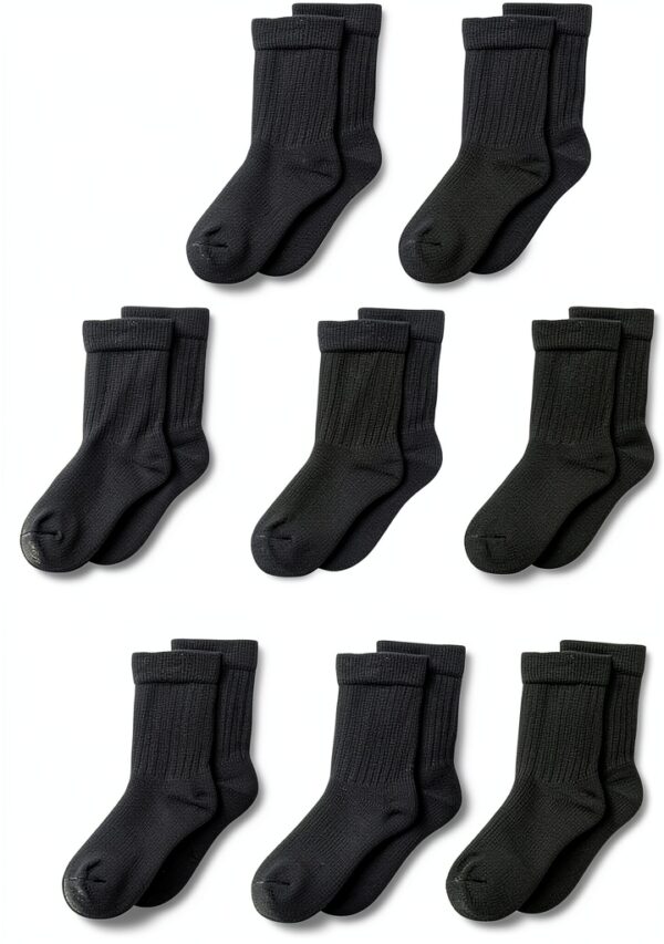 Amazon Essentials Kids Socks Cotton Blend Cushioned Sole-0