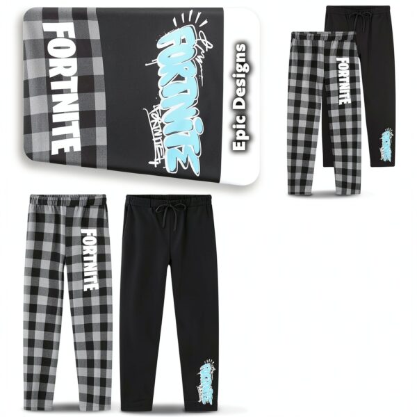 Fashion UK Boys Fortnite Pajama Pants Soft Gaming Lounge-4