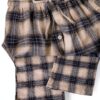 Boys Flannel Pajama Bottoms Cotton Plaid Loose Fit Teens-1