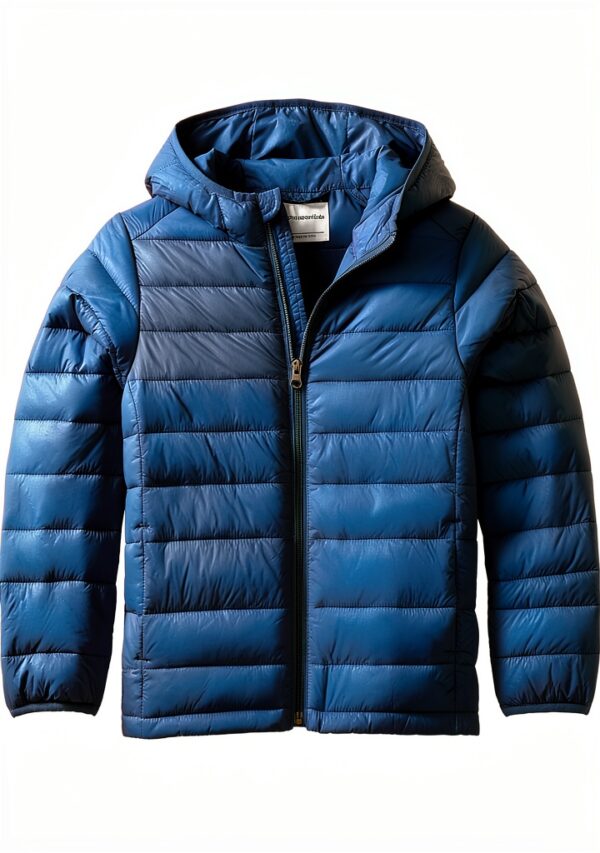 Amazon Essentials Boys Puffer Jacket Water Resistant-2