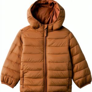 Amazon Essentials Boys Puffer Jacket Water Resistant-0