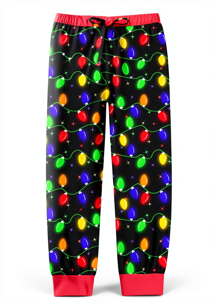 Boys wearing black pajama pants with elastic waistband and pockets