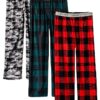 Calvin Klein Boys Pajama Pants Soft Fleece Multipack-0