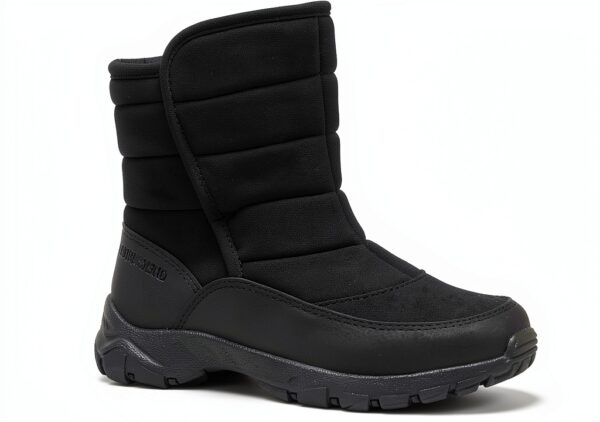 Kids Waterproof Snow Boots Fleece Lined Slip Resistant-1