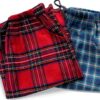 Boys Pajama Pants Soft Cotton Plaid Loose Fit Lounge Wear-4