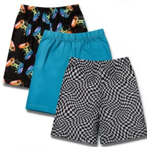 US Angels Boys Pajama Shorts Soft Breathable Blue-0