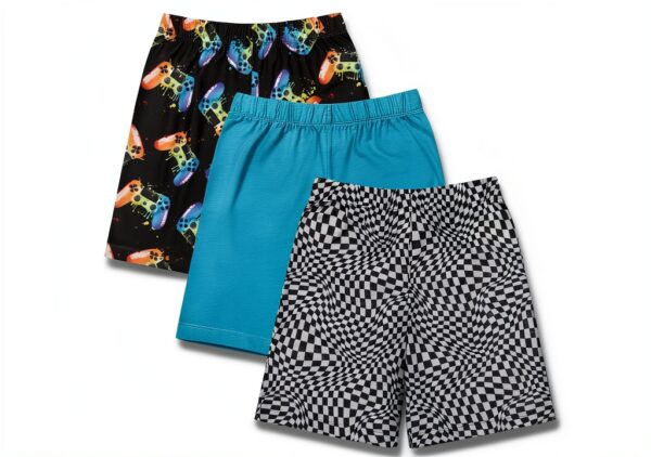 US Angels Boys Pajama Shorts Soft Breathable Blue-0