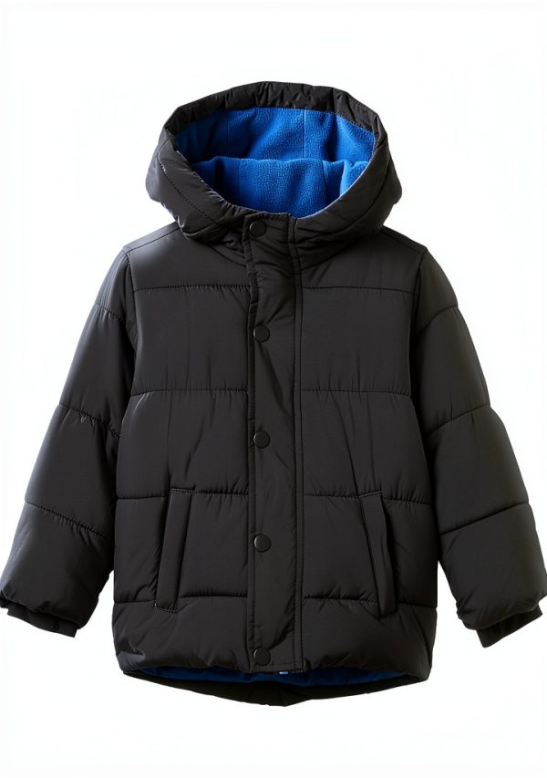 Amazon Essentials Boys Heavyweight Hooded Puffer Jacket