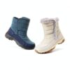 Kids Waterproof Snow Boots Fleece Lined Slip Resistant-4