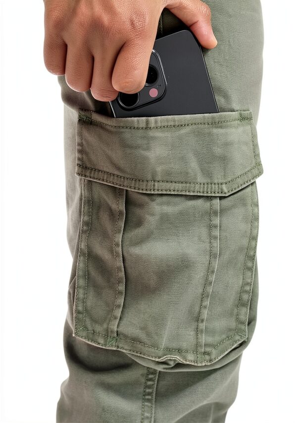 Wrangler Boys Cargo Pants Stretch Comfort Adjustable Waist-3