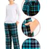 Boys Micro Fleece Pajama Pants Plaid Soft Adjustable Waist-1