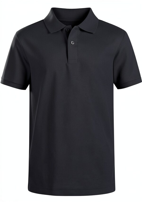 Nautica Boys Polo Shirt Short Sleeve Uniform Approved-0