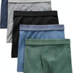 Hanes Boys Boxer Briefs Soft Bamboo Fabric Tagless Design-0