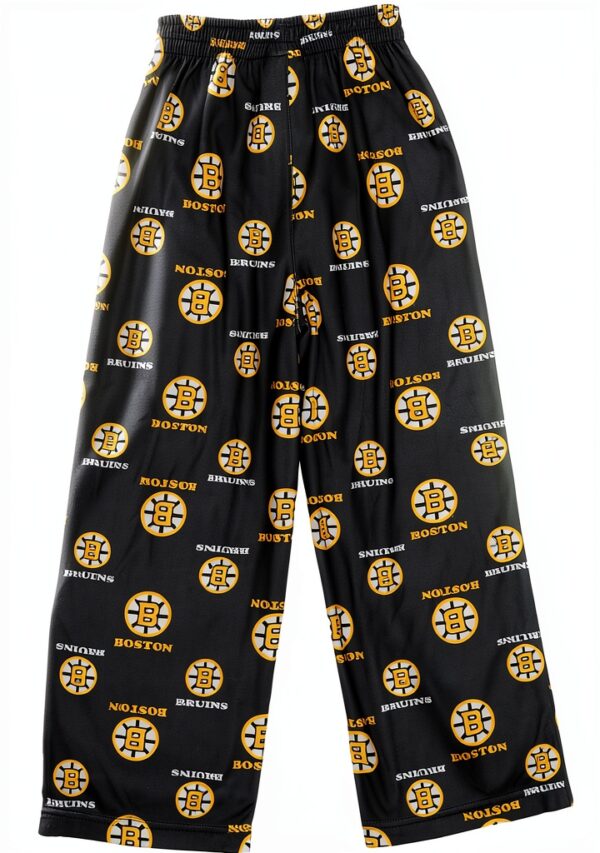 NHL Boys Pajama Bottoms Soft Fabric Team Logo Lounge Pants-1