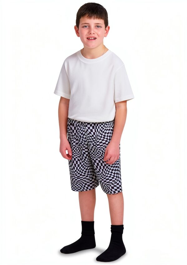 US Angels Boys Pajama Shorts Soft Breathable Blue-4