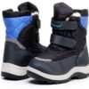 Boys Snow Boots Water Resistant Easy On Hook Loop Design-6