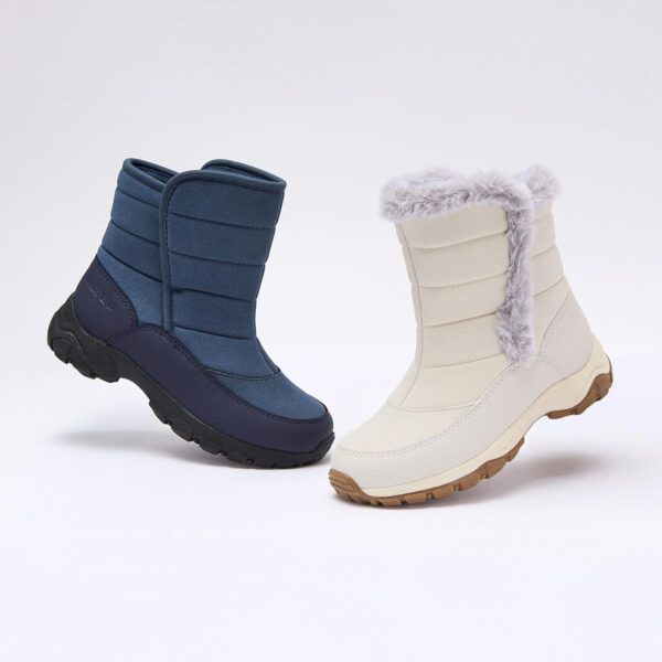 Kids Waterproof Snow Boots Fleece Lined Slip Resistant-5