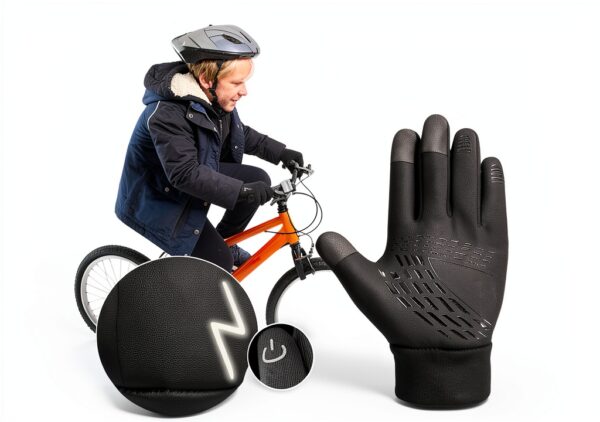 YukiniYa Kids Winter Gloves Waterproof Touchscreen-4
