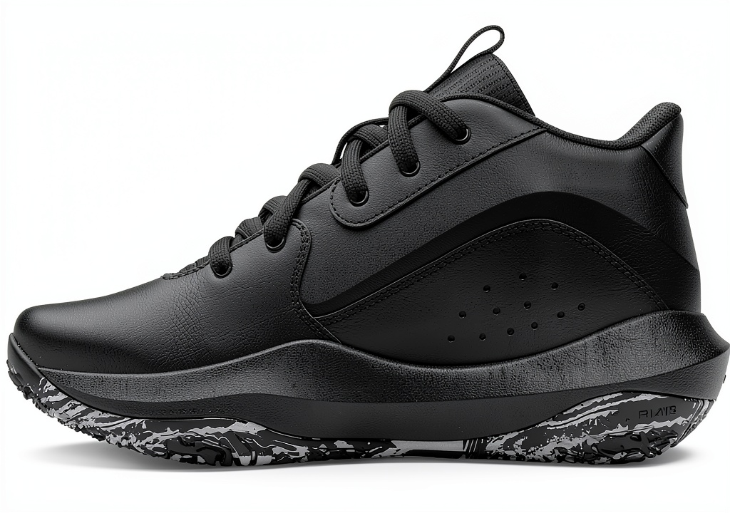 Under Armour basketball shoes in multiple colors displayed on a court