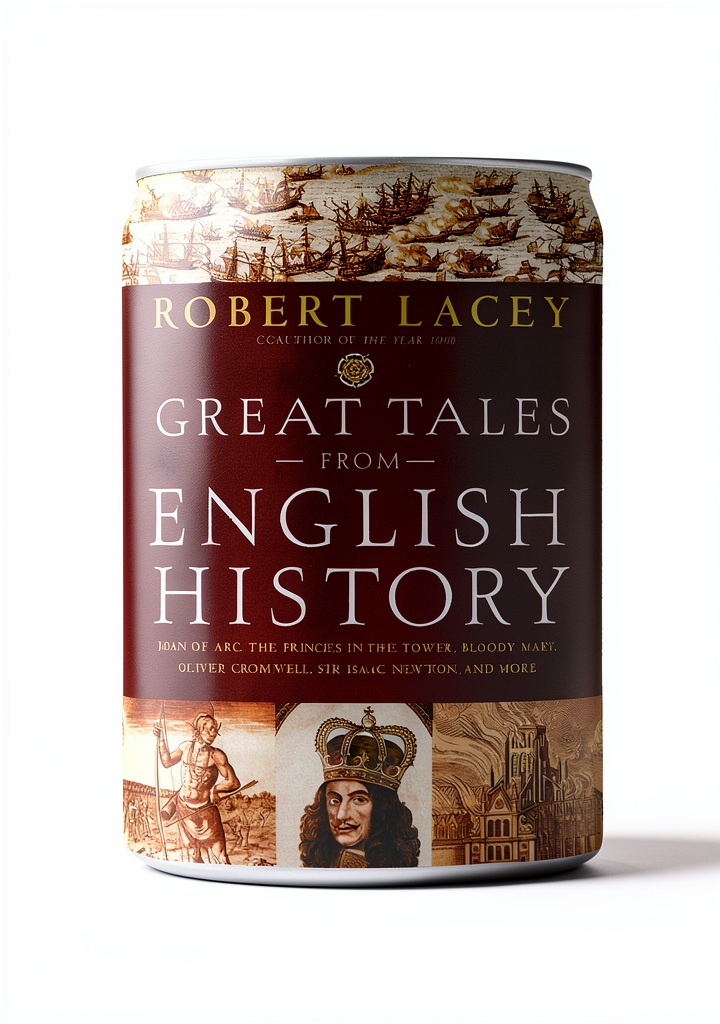 Great Tales from English History Kindle book cover on a tablet